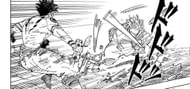 Kashimo fighting Sukuna (Image via Shueisha)